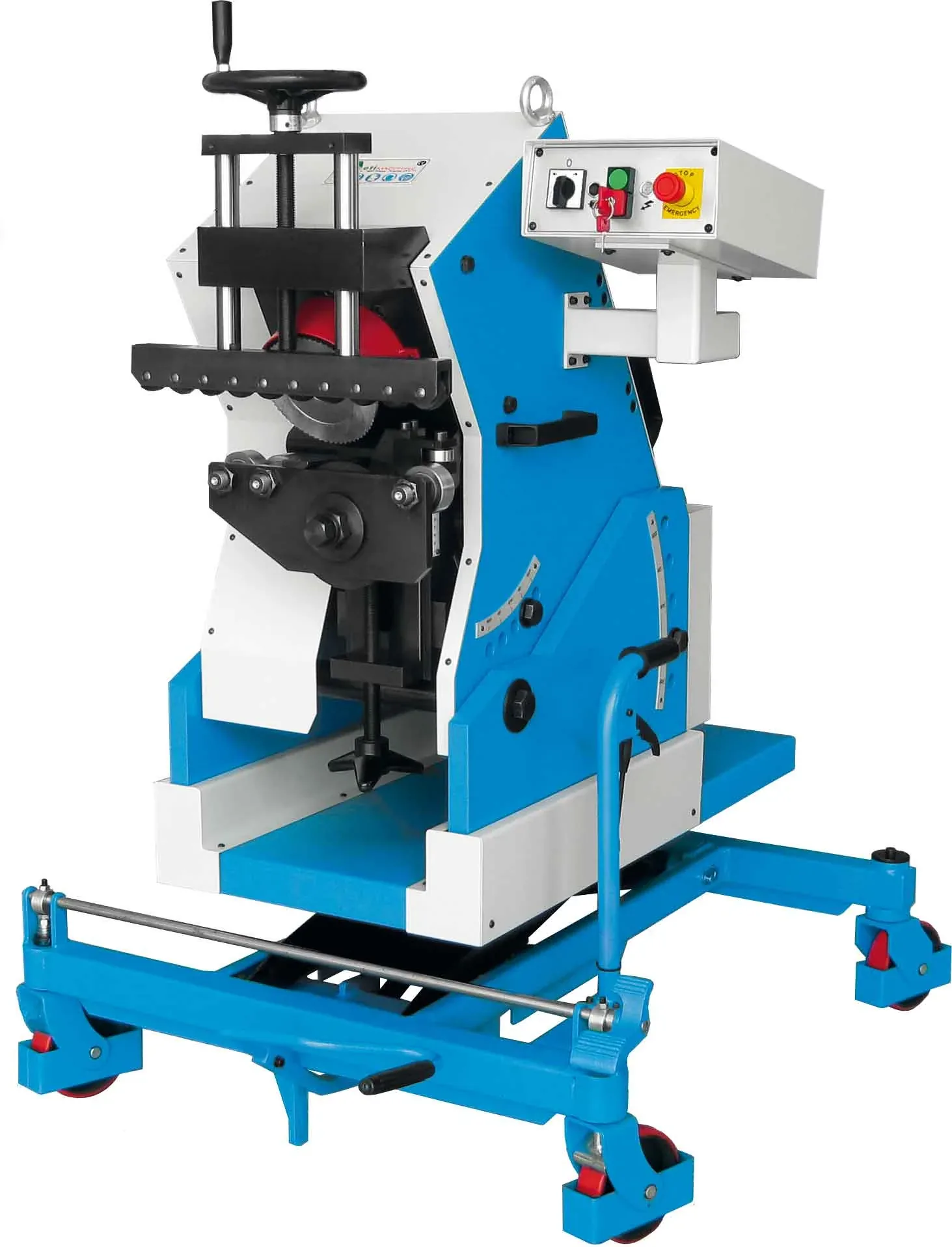 Aceti ART.141 automatic plate beveling machine for weld preparation