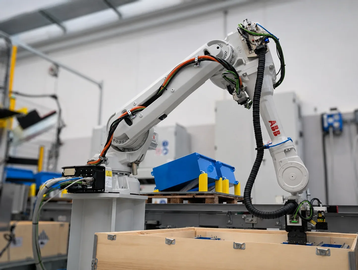 Robotic cell handling Aliant lithium battery components