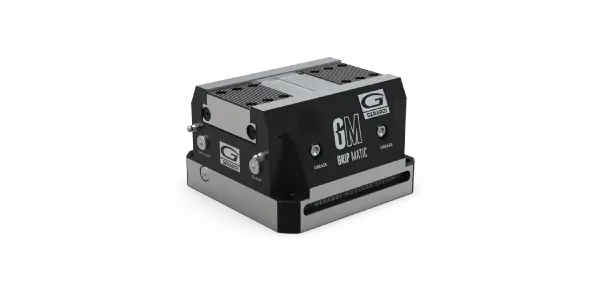 Gerardi GripMatic pneumatic or hydraulic self-centering vise for automation