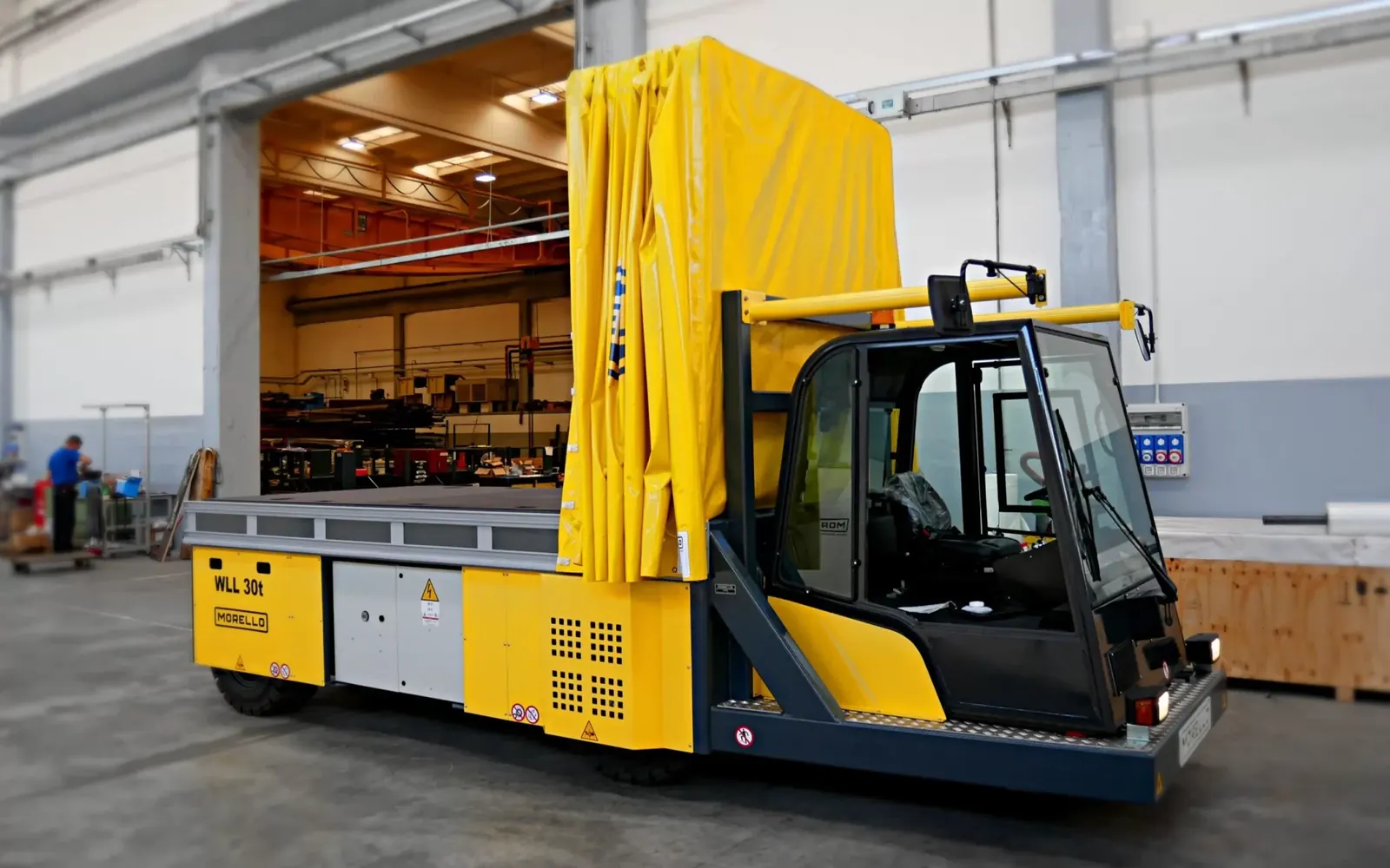 Morello electric transporter truck for heavy loads