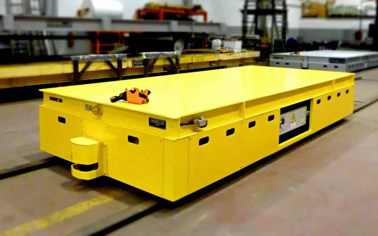 Morello rail-guided transfer trolley