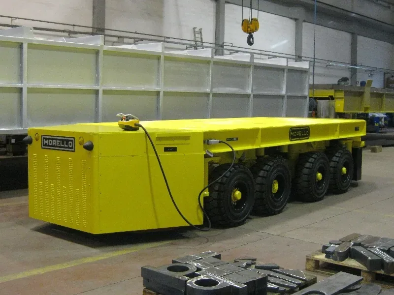 Morello 110 t heavy transporter with lifting deck
