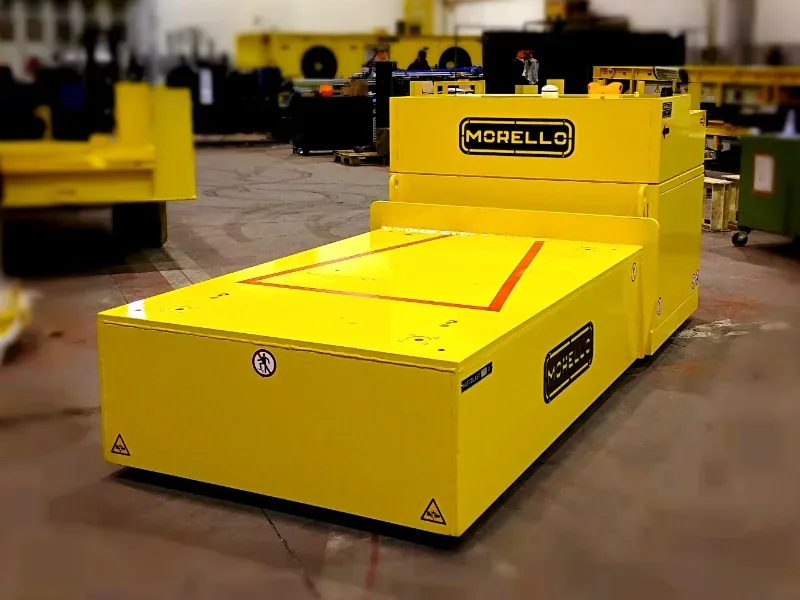 Morello 60 t battery electric pallet jack with ultra-low lifting bed and ±90° steering